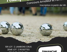 Concours de pétanque Ouvert à tous - Sainte-Catherine