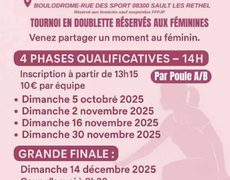 Concours de pétanque Officiel Féminin - Sault-lès-Rethel