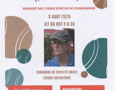 Concours de pétanque Ouvert à tous - Schweighouse-sur-Moder