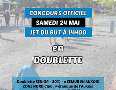 Concours de pétanque Officiel - Semur-en-Auxois