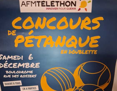 Concours de pétanque Ouvert à tous - Sérent