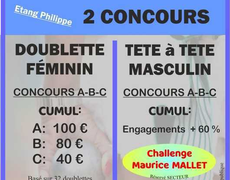 Concours en Tête à tête le 12 juillet 2026 - St GERVAIS