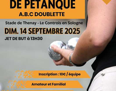 Concours de pétanque Ouvert à tous - Thenay