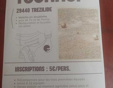 Concours en Doublette le 11 octobre 2025 - Trézilidé - 29440