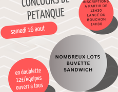 Concours de pétanque Ouvert à tous - Vanxains