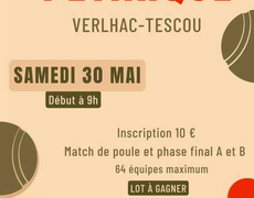 Concours de pétanque Ouvert à tous - Verlhac-Tescou