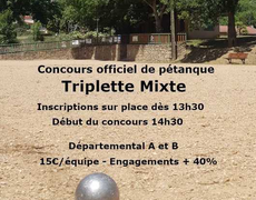 Concours de pétanque Officiel - VEYRE MONTON