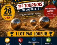 Concours de pétanque Ouvert à tous - Voutré