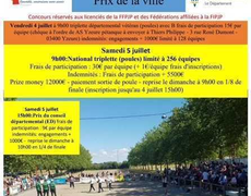 Concours de pétanque Officiel - Yzeure