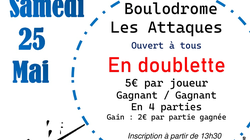 Concours en Doublette le 25 mai 2024 - Les Attaques - 62730