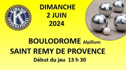 Concours en Triplette le 2 juin 2024 - Saint-Rémy-de-Provence - 13210
