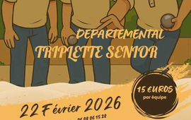 Concours de pétanque Ouvert à tous vétéran en Doublette le 17 février 2026 - Sin-le-Noble - Nord - 59
