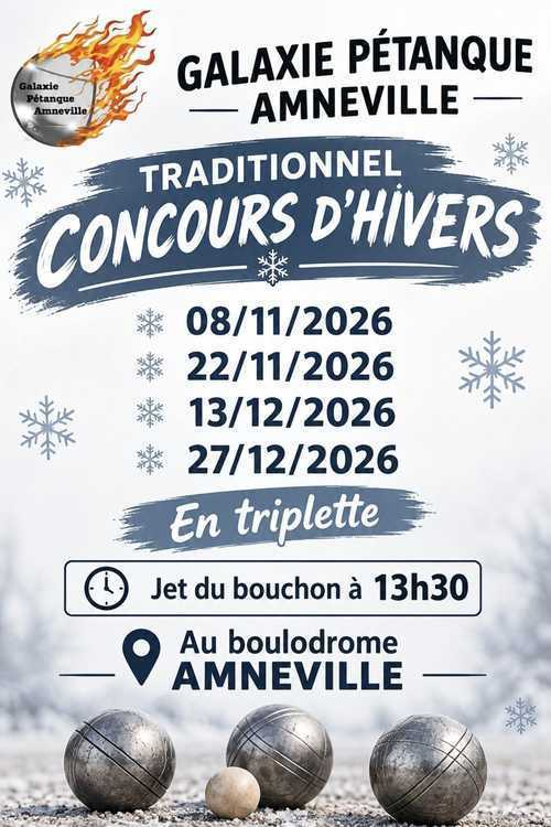 Concours de pétanque en Triplette - Amnéville