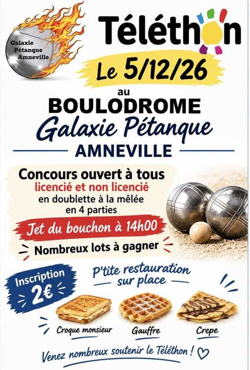 Concours de pétanque en Doublette - Amnéville