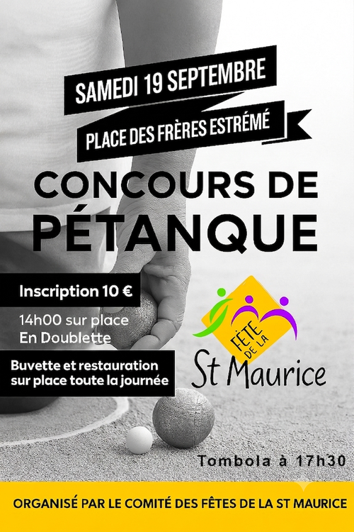 Concours de pétanque en Doublette - Belin-Béliet