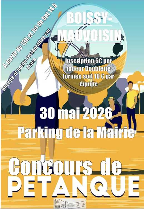 Concours de pétanque en Doublette - Boissy-Mauvoisin