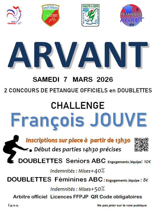 Concours de pétanque en Doublette - Bournoncle-Saint-Pierre