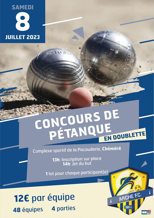 Concours de pétanque en Doublette - Chéméré