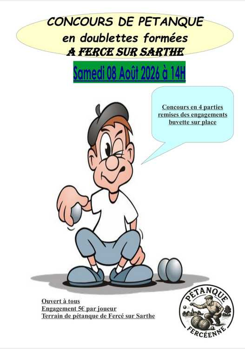 Concours de pétanque en Doublette - Fercé-sur-Sarthe