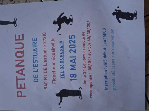 Concours de pétanque en Doublette - Fiquefleur-Équainville