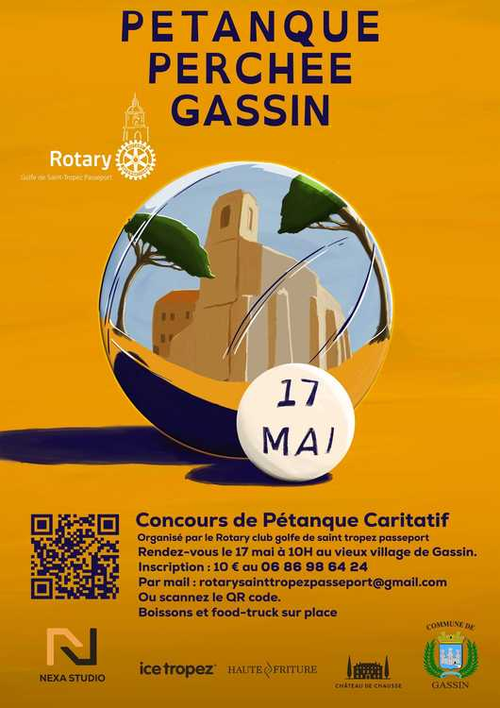 Concours de pétanque en Triplette - Gassin