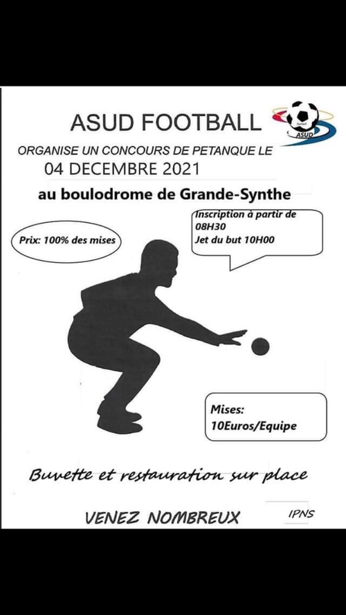 Concours de pétanque en Doublette - Grande-Synthe