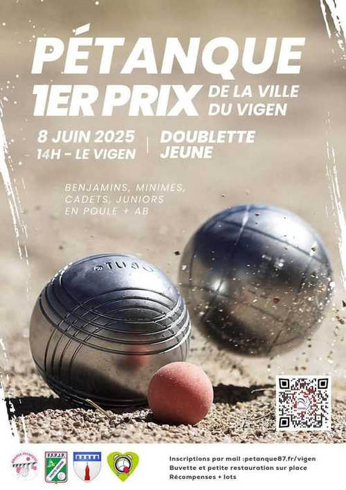 Concours de pétanque en Doublette - Grand Prix - Le Vigen