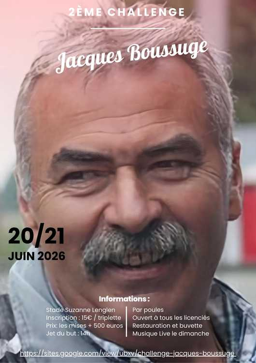 Concours de pétanque en Triplette - Départemental - Union Bouliste du 15ème