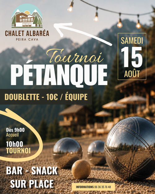 Concours de pétanque en Doublette - Lucéram