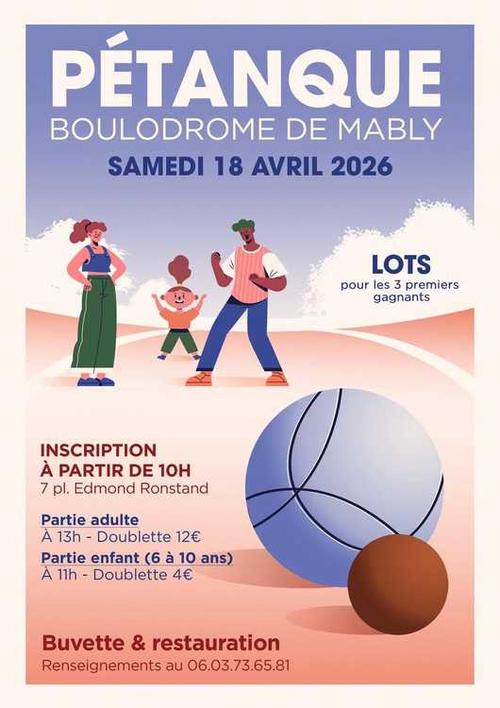 Concours de pétanque en Doublette - Mably