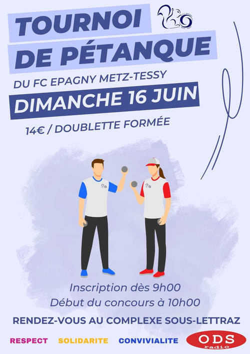 Concours de pétanque en Doublette - Metz-Tessy