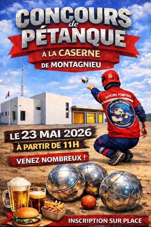 Concours de pétanque en Doublette - Montagnieu