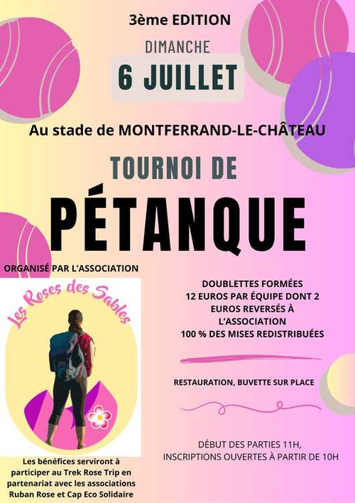 Concours de pétanque en Doublette - Montferrand-le-Château