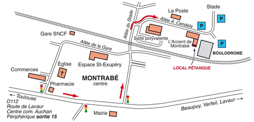 Concours de pétanque en Doublette - Montrabé