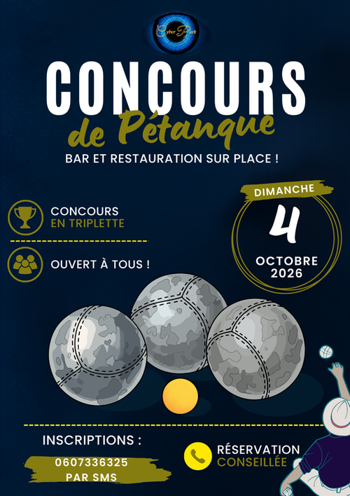 Concours de pétanque en Triplette - Montrond-les-Bains