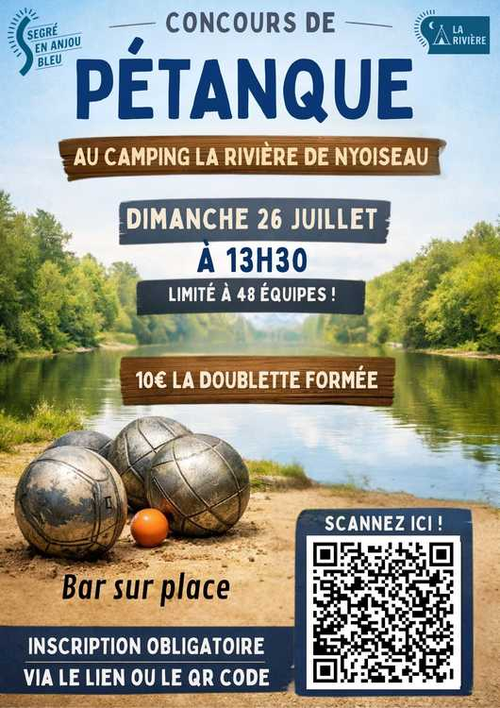 Concours de pétanque en Doublette - Nyoiseau