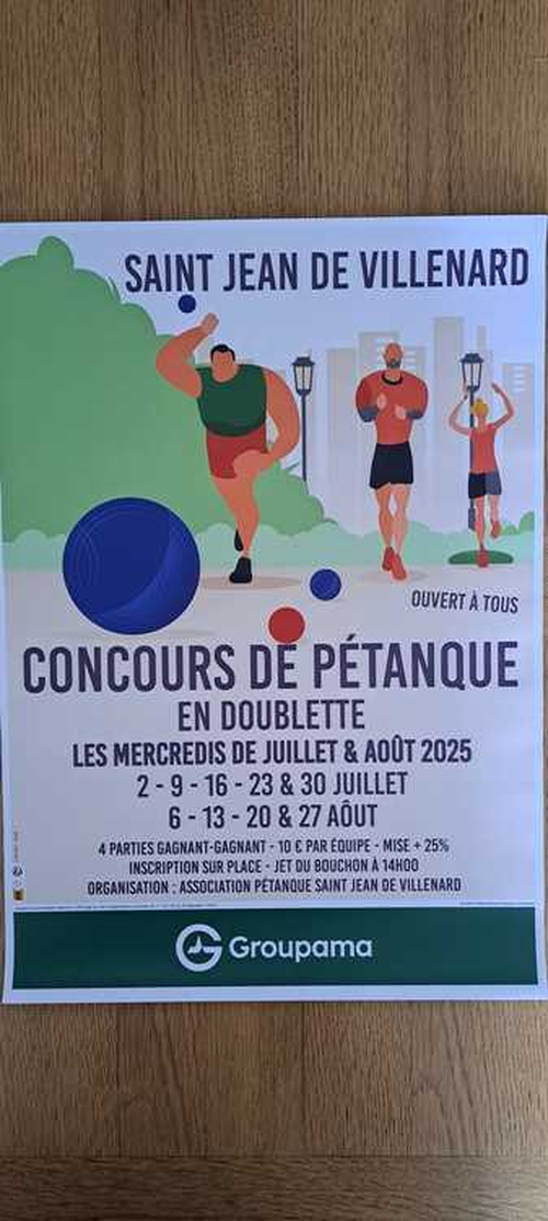 Concours de pétanque en Doublette - Ploërmel