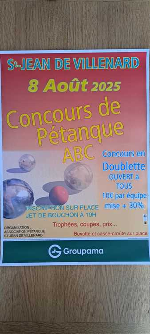 Concours de pétanque en Doublette - Ploërmel