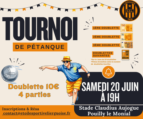 Concours de pétanque en Doublette - Pouilly-le-Monial