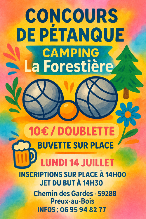 Concours de pétanque en Doublette - Preux-au-Bois
