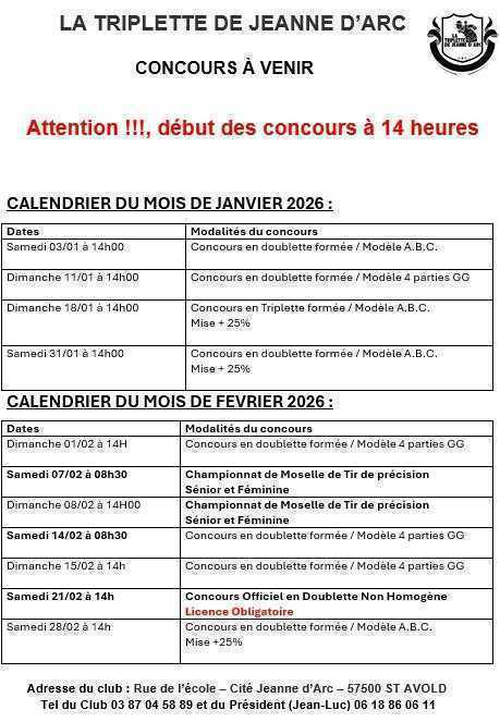 Concours de pétanque en Doublette - Saint-Avold