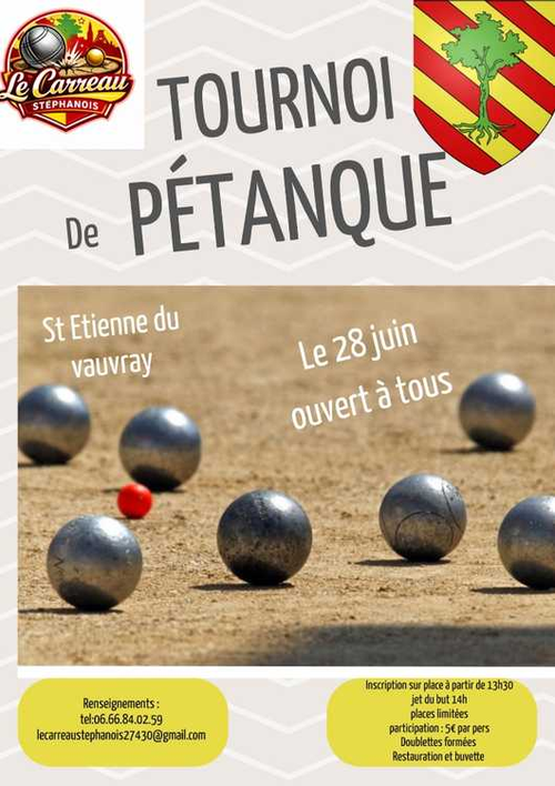 Concours de pétanque en En équipe - Saint-Étienne-du-Vauvray