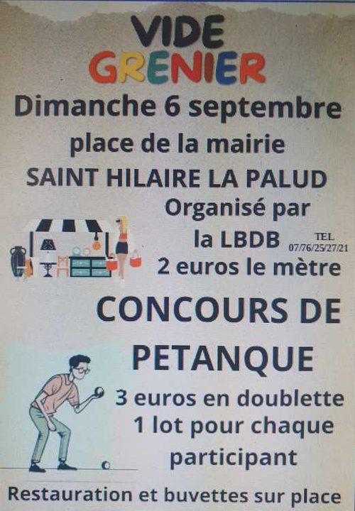 Concours de pétanque en Doublette - Saint-Hilaire-la-Palud