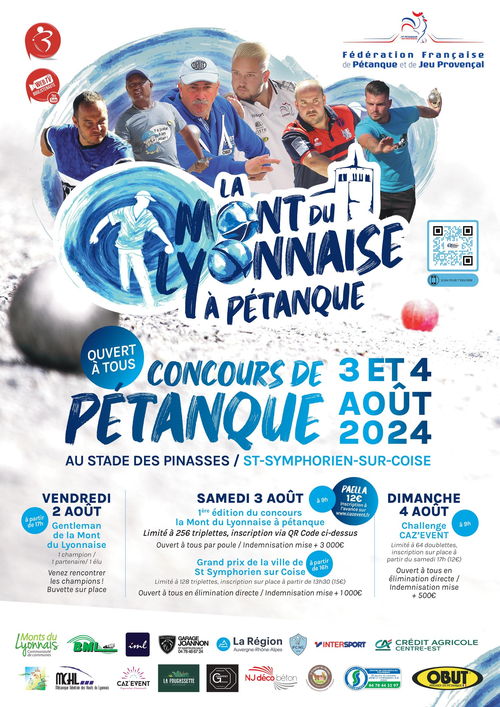 Concours de pétanque en Triplette - Saint-Symphorien-sur-Coise
