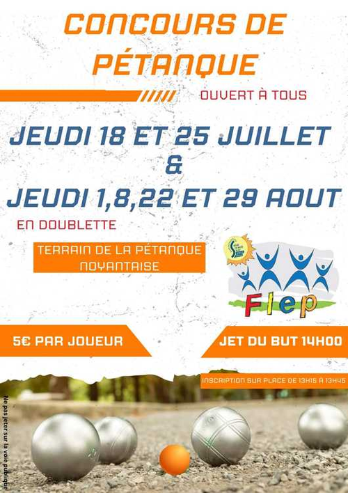 Concours de pétanque en Doublette - Segré-en-Anjou Bleu
