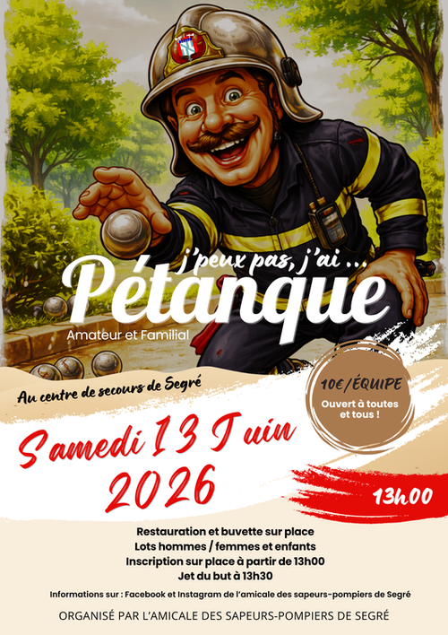 Concours de pétanque en Doublette - Segré-en-Anjou Bleu