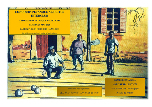 Concours de pétanque en Doublette - Uhart-Cize