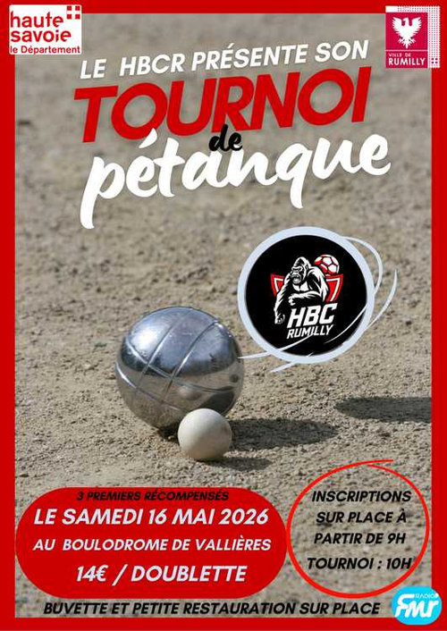 Concours de pétanque en Doublette - Vallières