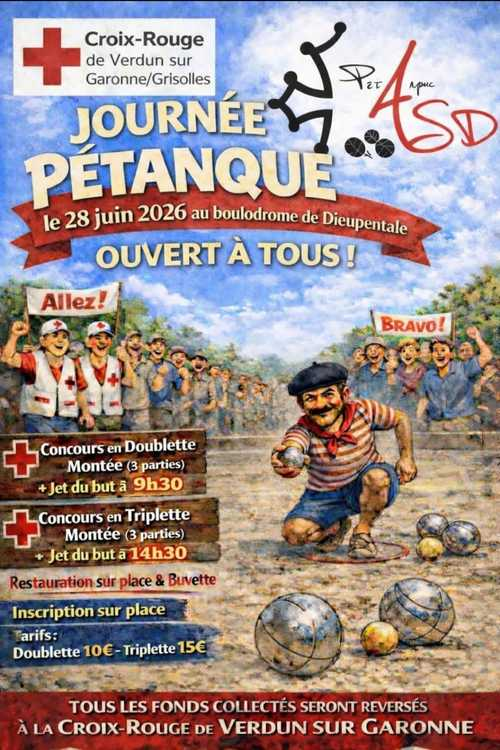 Concours de pétanque en Triplette - Verdun-sur-Garonne