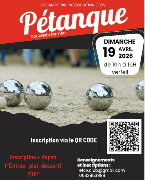 Concours de pétanque en Doublette - Verfeil